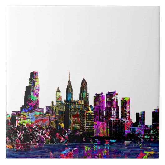 グラフィティのペンシルバニア·フィラデルフィア タイル (正面)