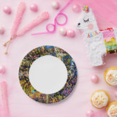 グラフィティの背景 ペーパープレート (パーティー)