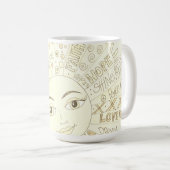 グラフィティやる気を起こさせるサン – NEW コーヒーマグカップ (正面右)