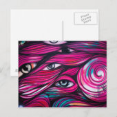 グラフィティアイアーバン通りアート ポストカード (正面/裏面)