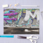 グラフィティアカッコいいーバン通りグランジウォールアート 薄葉紙 (クラフト)