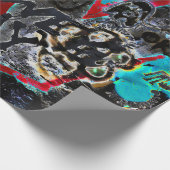 グラフィティアモダンーバングランジ通りアート  ラッピングペーパー (角)