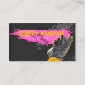 グラフィティアーティストスプ絵を描レイズ 名刺 (正面)