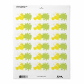 グラフィティアーティストプリント自分の招待状ラベル ラベル (フルシート)