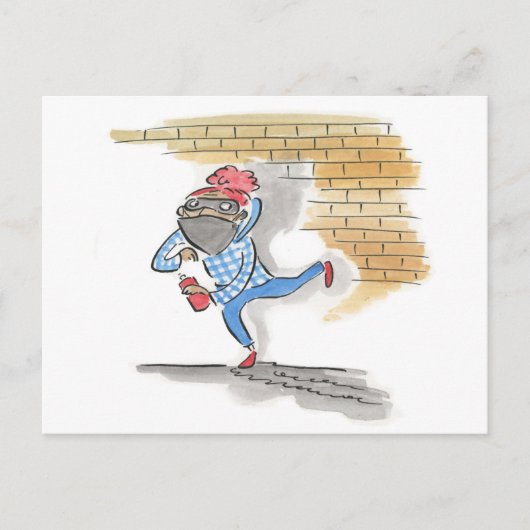 グラフィティアーティスト ポストカード (正面)