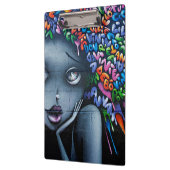 グラフィティアートかわいい少女 クリップボード (左)