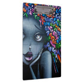 グラフィティアートかわいい少女 クリップボード (右)