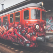 グラフィティアートカスタムのカットのビニールシール シール (正面)