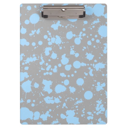 グラフィティアートブラック&ブルー90s（ばちゃばちゃ）跳ねる絵を描 クリップボード (正面)