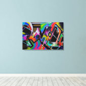 グラフィティアートプリント キャンバスプリント (インサイチュ (ウッドフロア))