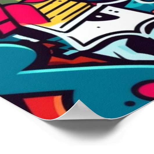 グラフィティアートポスター ポスター (角)