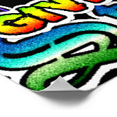 グラフィティアートポスター ポスター (角)