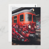 グラフィティアートポストカード ポストカード (正面/裏面)