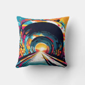 グラフィティアート付きトンネル クッション (裏面)