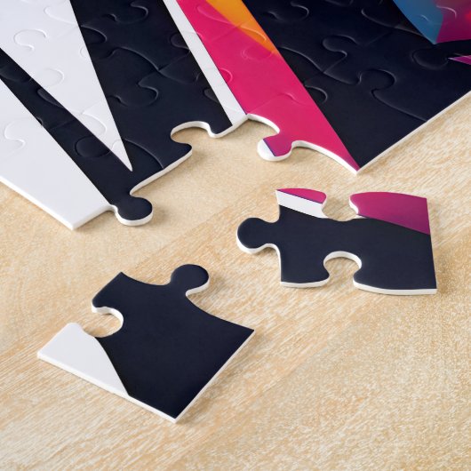 グラフィティアート付きトンネル ジグソーパズル (側面)