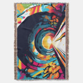 グラフィティアート付きトンネル スローブランケット (正面縦)