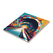 グラフィティアート付きトンネル タイル (側面)