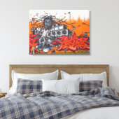 グラフィティアート キャンバスプリント (インサイチュ (寝室))