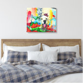 グラフィティアート キャンバスプリント (インサイチュ (寝室))