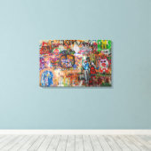 グラフィティアート キャンバスプリント (インサイチュ (ウッドフロア))