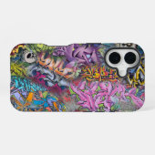 グラフィティアート iPhone 16ケース (裏面横)