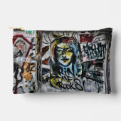 グラフィティアーバンクール通りグランジモダンユニーク アクセサリーポーチ (正面)