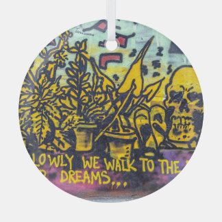 グラフィティアーバン通りアート抽象芸術 ガラスオーナメント