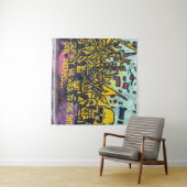 グラフィティアーバン通りアート抽象芸術 タペストリー (インサイチュ(横))