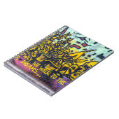 グラフィティアーバン通りアート抽象芸術 ノートブック (左側)
