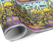 グラフィティアーバン通りアート抽象芸術 ラッピングペーパー (ロールコーナー)