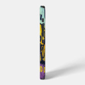 グラフィティアーバン通りアート抽象芸術 iPhoneケース (左側面)