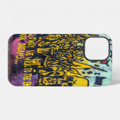 グラフィティアーバン通りアート抽象芸術 iPhoneケース (裏面横)