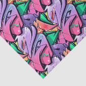 グラフィティアーバン通りパターンパープル 薄葉紙 (詳細)