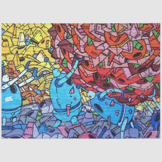 グラフィティアーバン18デコページティッシュペーパー 薄葉紙 (正面)