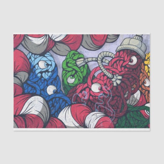 グラフィティアーバン24-1デコページティッシュペーパー 薄葉紙 (正面)