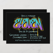 グラフィティイレブン招待状 招待状 (正面/裏面)