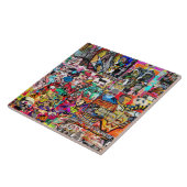 グラフィティウォールアートコラージュ タイル (側面)