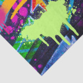 グラフィティウォールアーバン鮮やかドデクページ紙 薄葉紙 (詳細)