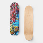 グラフィティウォール絵を描ムラル スケートボード (正面)