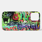グラフィティウォール:アーバンヒップホップ Case-Mate iPhoneケース (裏面 (横))
