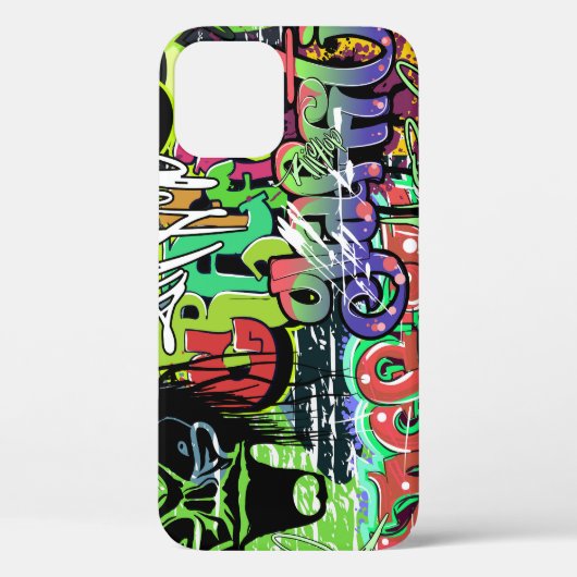 グラフィティウォール:アーバンヒップホップ Case-Mate iPhoneケース (裏面)