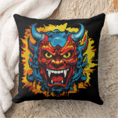 グラフィティオニマスクアーはっきりしたト装飾用クッション クッション (ブランケット)