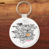 グラフィティオレンジ キーホルダー (正面)