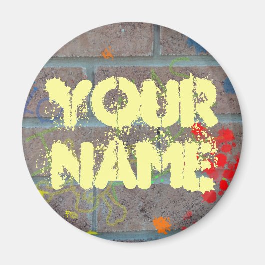 グラフィティオンブリック マグネット (正面)