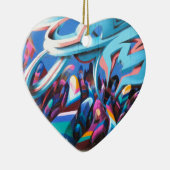 グラフィティカッコいいウォール セラミックオーナメント (右)