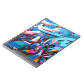 グラフィティカッコいいウォール ノートブック (左側)