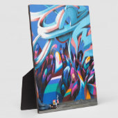 グラフィティカッコいいウォール フォトプラーク (側面)