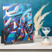 グラフィティカッコいいウォール フォトプラーク (側面)