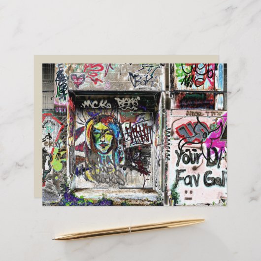 グラフィティカッコいい装飾都市通りアーグランジト (正面/裏面インサイチュ)