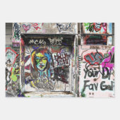 グラフィティカッコいい装飾都市通りアーグランジト ラッピングペーパーシート (正面3)